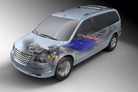 Il terzo modello Chrysler, il Town and Country EV, con motrice elettrica/ibrida